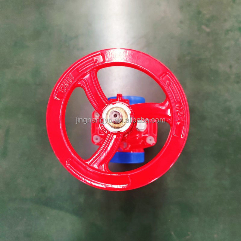 Flange End Grooved Rising Stem Gate Valve Ductile Iron With Worm Gear Actuator